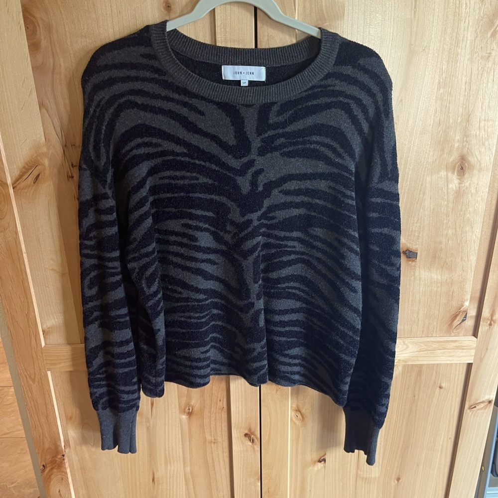 John+Jenn Zebra Print Sweater